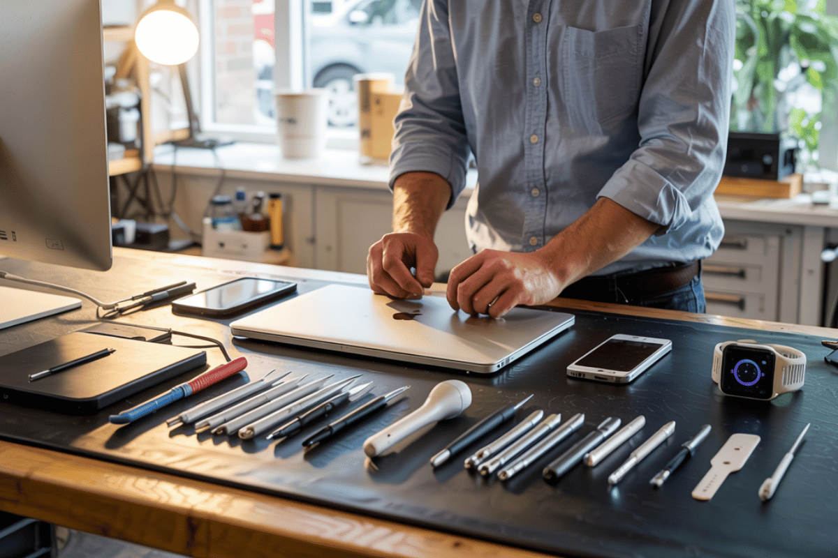 Expert iPhone repair technician