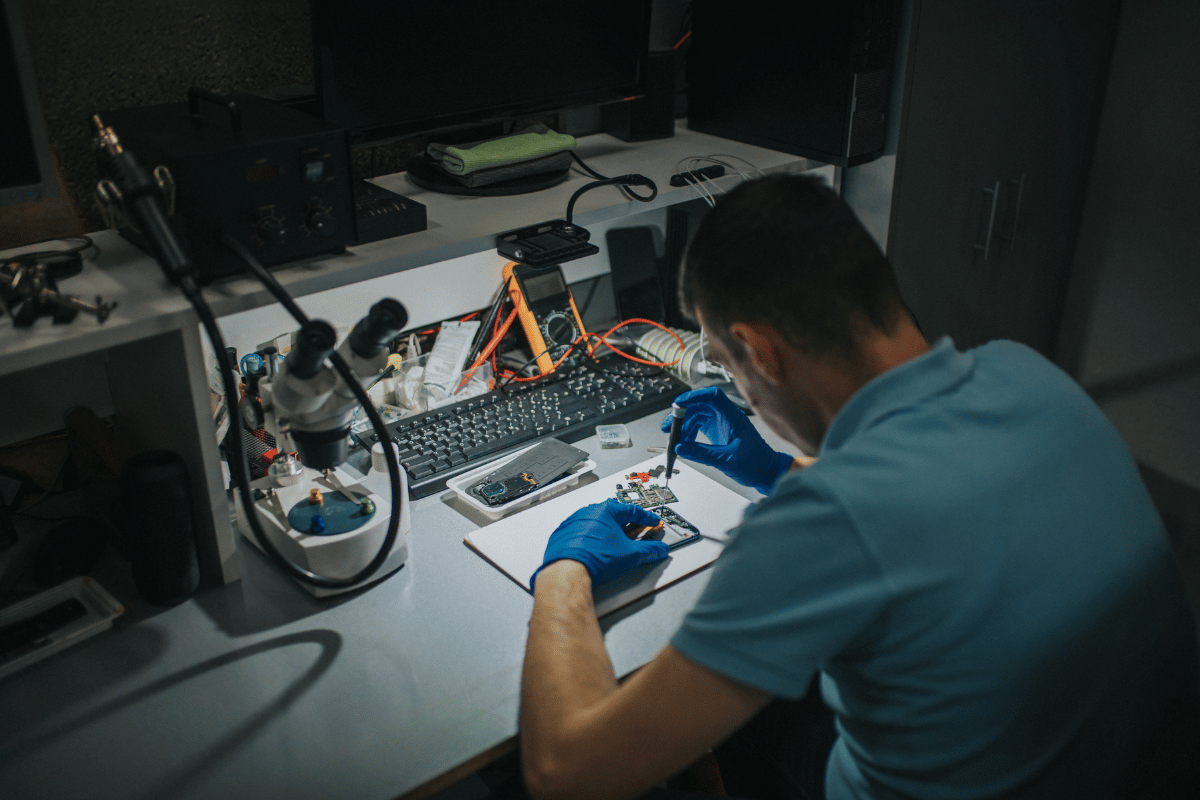 mobile phone repair shop