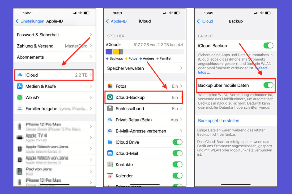 icloud backup iphone