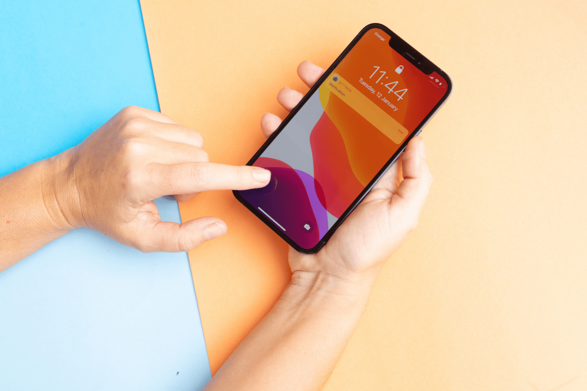 iphone quick start screen