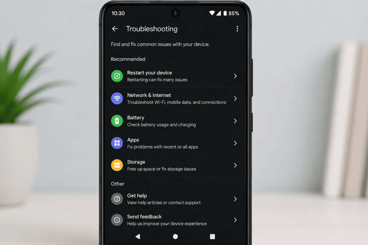 Android phone troubleshooting