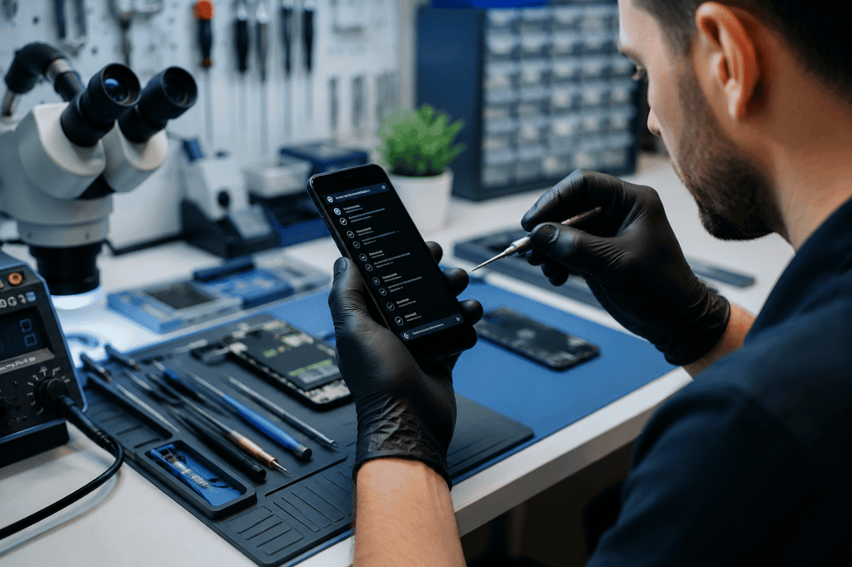 Mobile repair diagnostic service