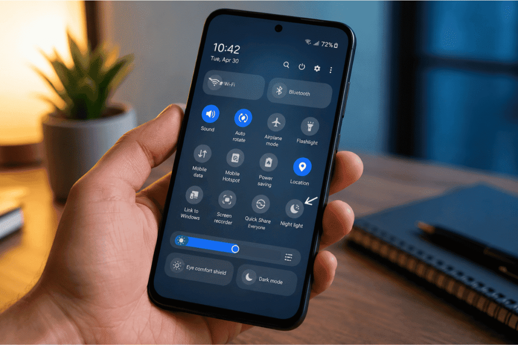 Turn Off Blue Light on Android