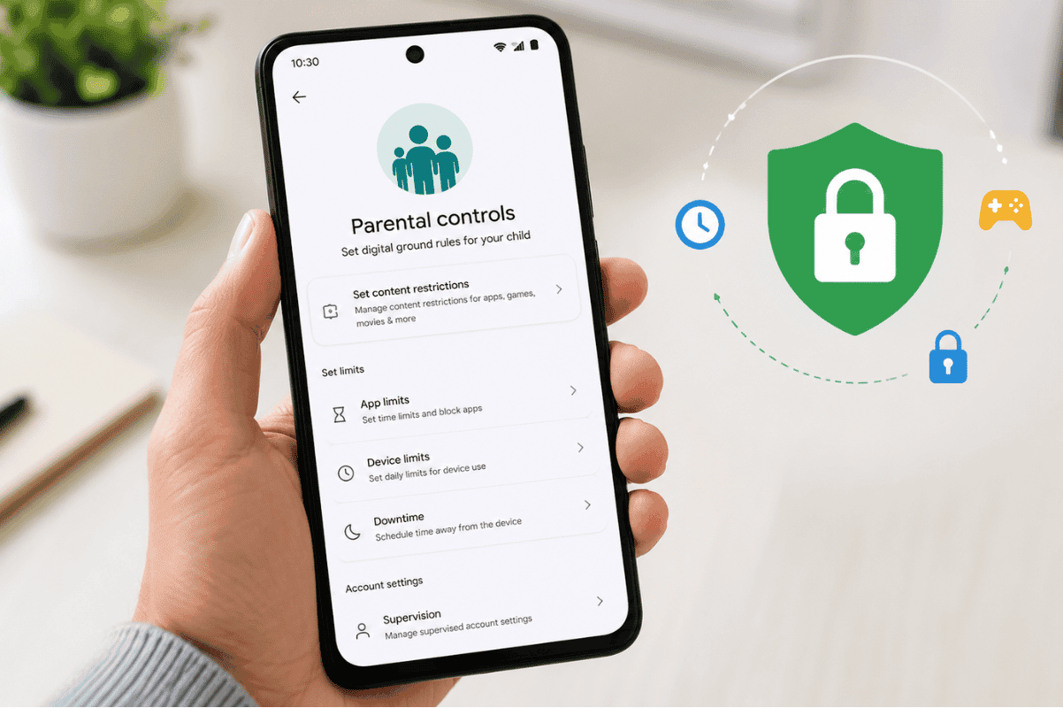 android parental controls settings