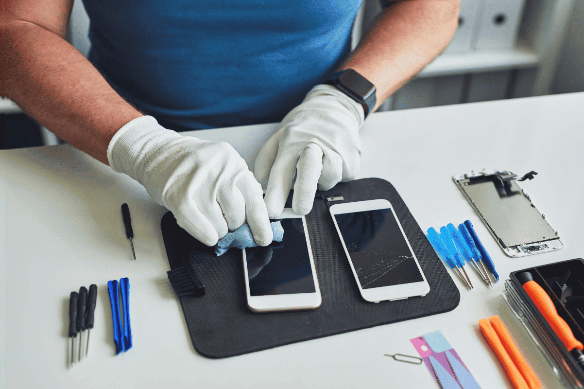 Technician smartphone
