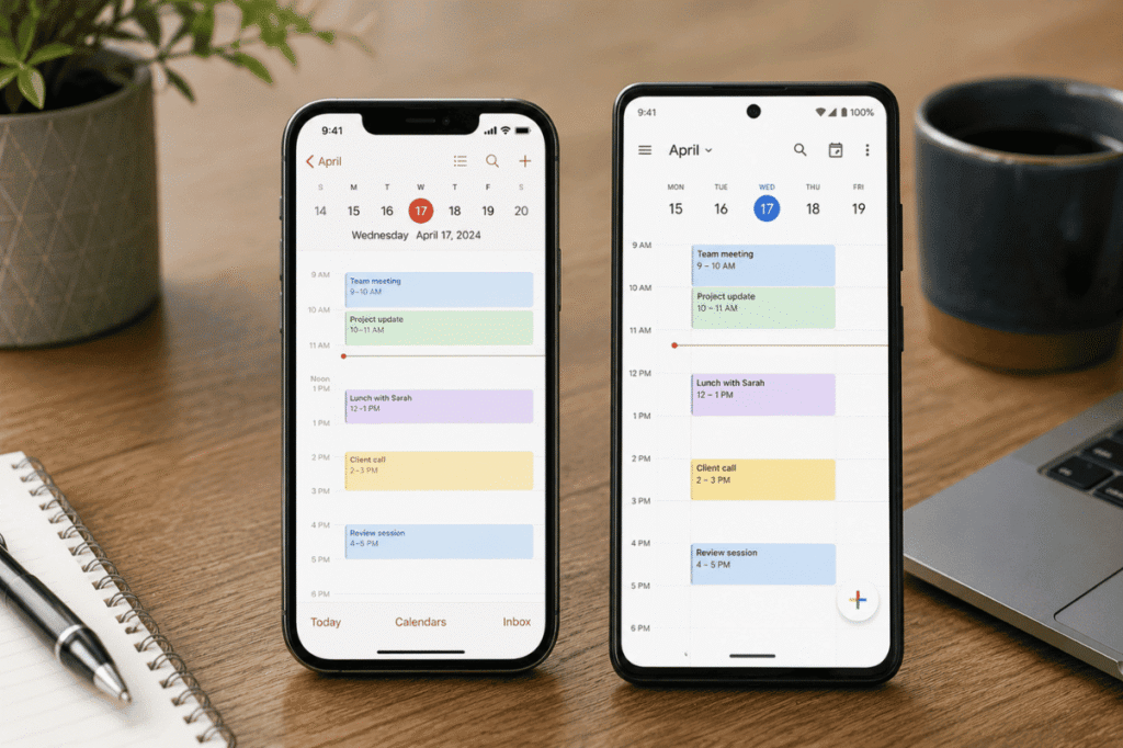 iPhone and Android together