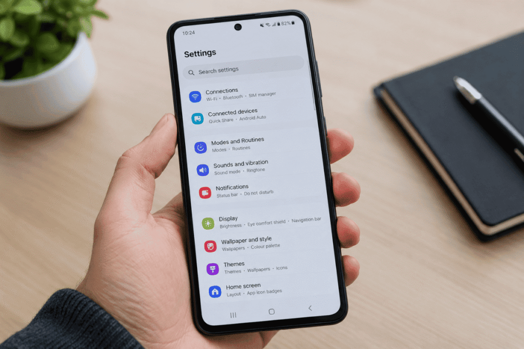 Android phone settings developer options