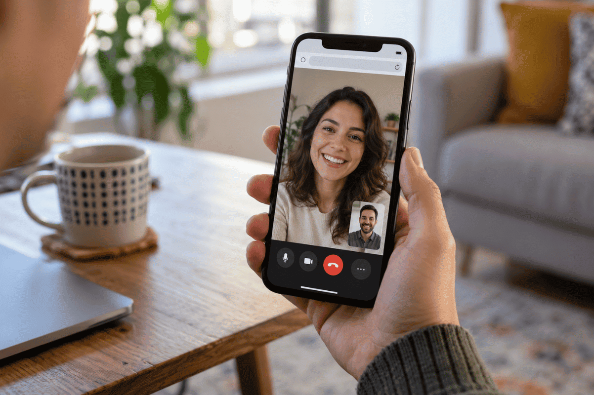 phone video call browser