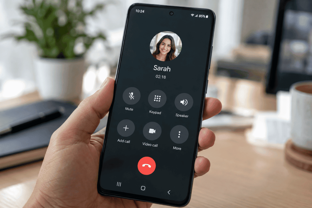Android call interface