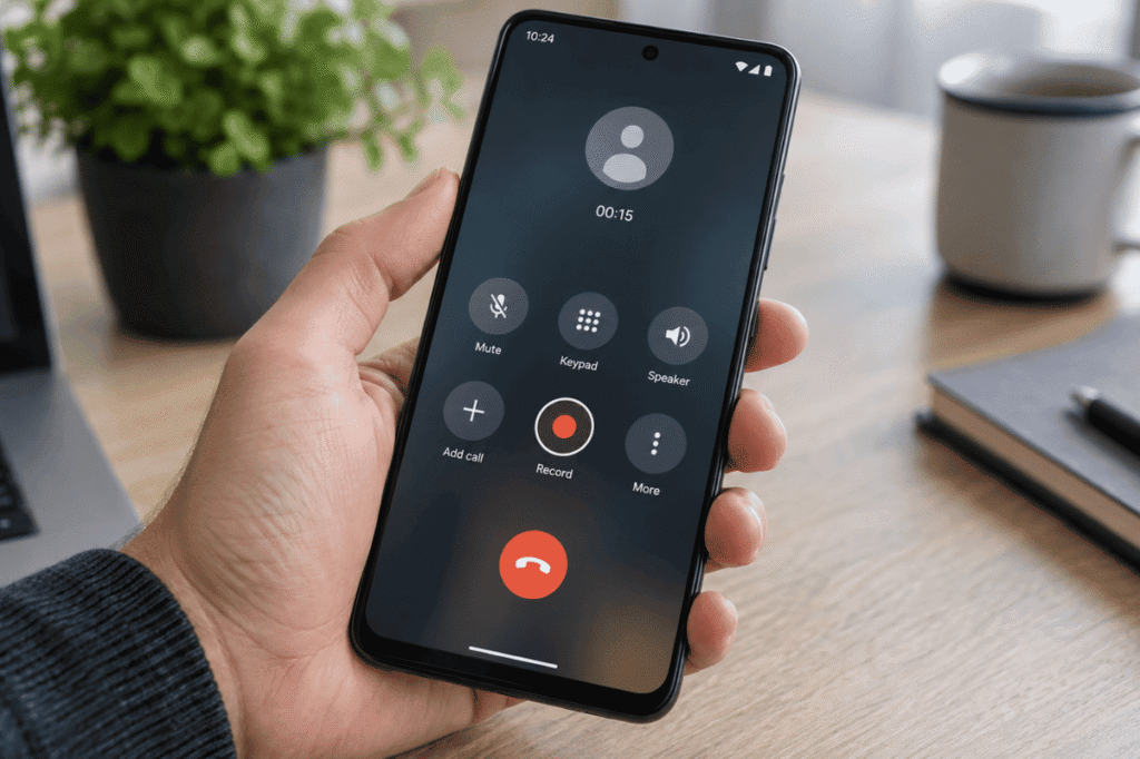 Android phone call recording