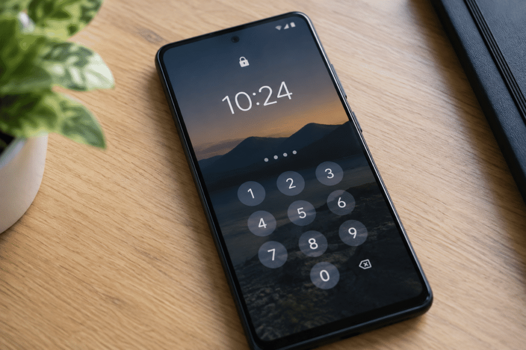 Android phone lock screen