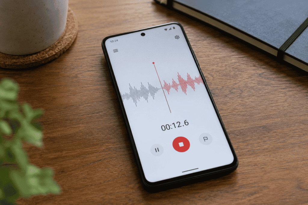Android phone voice recorder