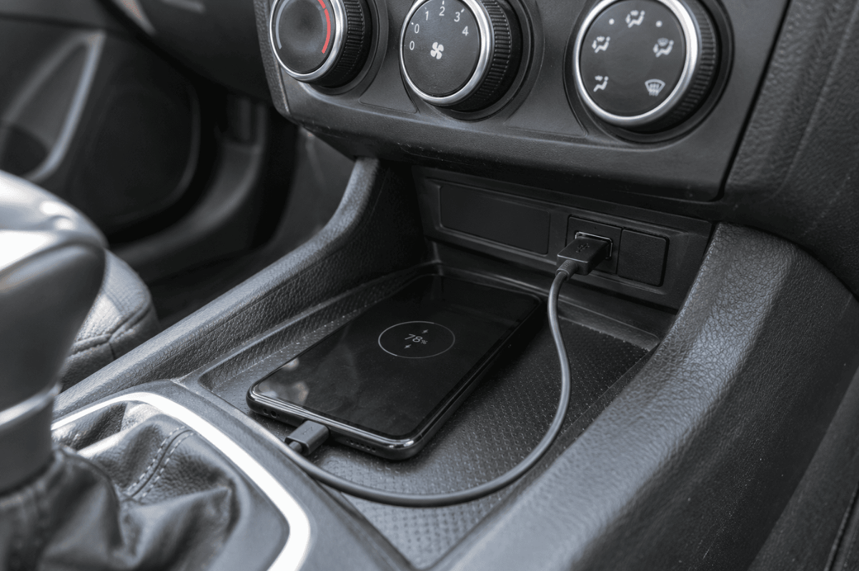 phone USB cable car dashboard