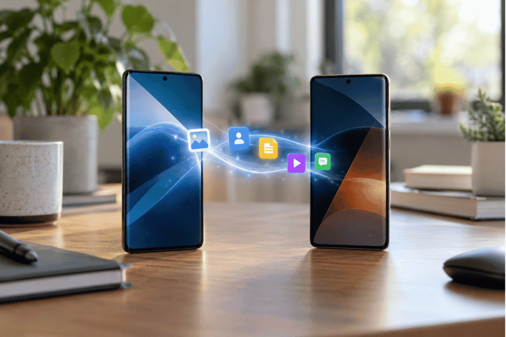 wireless phone data transfer